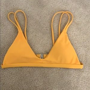 Yellow bikini top